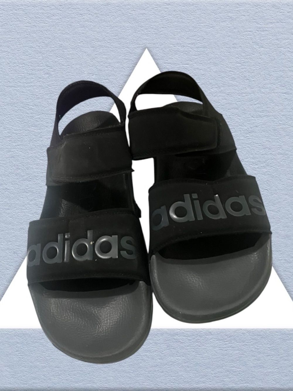 adidasAdilette Sandal 'Black Grey'